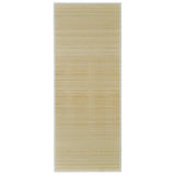 Rectangular Natural Bamboo Rug 150 x 200 cm 241335