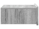 Wall-Mounted Bedside Cabinet 2 pcs Grey Sonoma Engineered Wood 898288
