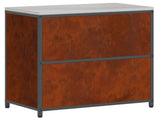 Kitchen Storage HATTEM Rusty 90 x 50 x 92 cm Steel 874988