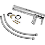 ZNTS Bathroom Faucet Mixer Taps 2 pcs Chrome 275925