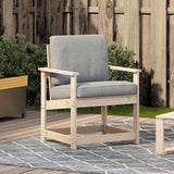 Garden Chair 62x56x77 cm Solid Wood Pine 832625