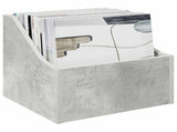 LP Record Box 2 pcs Concrete Grey 37 x 33 x 32 cm 8012769