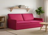 2 Seater Sofa Wine Red 150 x 81 x 82 cm Velvet 42041092