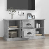 TV Cabinet Concrete Grey 99.5x35.5x48 cm Engineered Wood 816276