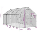 Aviary Anthracite 1.79x4x1.85 m Aluminium 3155803