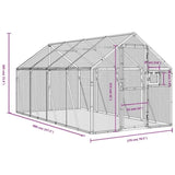 Aviary Anthracite 1.79x4x1.85 m Aluminium 3155803