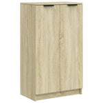 Shoe Cabinet Sonoma Oak 59x35x100.5 cm Engineered Wood 811442