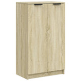 Shoe Cabinet Sonoma Oak 59x35x100.5 cm Engineered Wood 811442