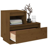Bedside Cabinets 2 pcs Honey Brown 60x34x51 cm Solid Wood Pine 814381