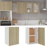 Hanging Cabinet Sonoma oak Engineered wood Medium Cabinet 801255