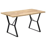 Dining Table 140x80x76 cm Solid Mango Wood 247947