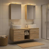 Bathroom Furniture Set 5 pcs Sonoma Oak 3407073