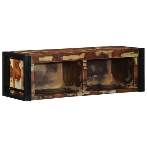 TV Cabinet Multicolour 80x30x25 cm Solid Wood Reclaimed 4015934