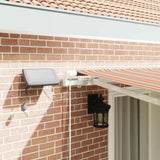 Retractable Awning with Manual Multicolour 400 x 300 cm Fabric 3330560