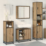 Bathroom Furniture Set 3 pcs Artisan Oak Engineered Wood 3402361