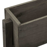 Garden Folding Planter Grey 60x14x75 cm Solid Firwood 314841