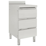 Commercial Kitchen Cabinets 2 pcs 50x60x96 cm Stainless Steel 3081934