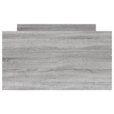 Bed Frame with Drawers without Mattress Grey Sonoma 90x190 cm Single 3207383