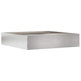 Lawn Edging 6 pcs Silver 60 x 60 x 13 cm Stainless Steel 874739