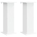 Plant Stand 2 pcs White 30.5 x 30 x 80.5 cm Engineered Wood 899763