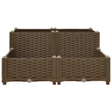Raised Bed 80x80x38 cm Polypropylene 316523