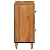 Sideboard with Storage Natural 60 x 33 x 75 cm Solid Mango Wood 4018286