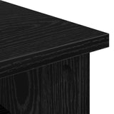 Electric Fireplace Black Oak 140 x 30 x 67 cm Engineered wood 8021144