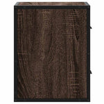 ZNTS Wall-mounted Bedside Cabinet Brown Oak 40x31x39.5 cm 848732