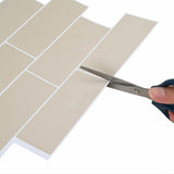 Decorative Stickers 50 pcs Beige 29 x 21 cm 42021250
