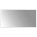 LED Bathroom Mirror Transparent 80 x 40 cm Tempered Glass 42045816