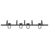 Sliding Door Hardware Kit 200 cm Steel Black 3295738