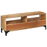 TV Stand Mango Wood 120x35x45 cm 243340