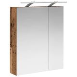 Bathroom Mirror Cabinet Old Wood 60 x 14.5 x 70 cm 889069