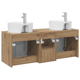 Bathroom Cabinet Set 3 pcs Artisan Oak 49.5 x 44.5 x 65 cm 3405686