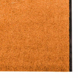 Doormat Other Orange and Black 120 x 400 cm Polyamide and PVC 4100748