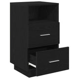 Bedside Cabinets 2 pcs with 2 Drawers Black 36x36x68 cm 858581