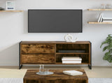 TV Cabinet Smoke Oak 100 x 36 x 49.5 cm Engineered Wood 886560