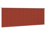 Outdoor Roller Blind 90% UV Block Terracota 350 x 230 cm HDPE 42036010