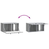 Wall-Mounted TV Cabinet Grey Sonoma 59.5 x 31 x 30 cm 898031