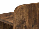 Headboard Cabinet with Storage Smoked Oak 215 x 18.5 x 100 cm 8001305
