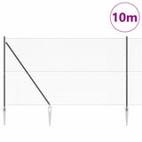 Welded Wire Fence with Spikes 10 x 1.5 m 3353211