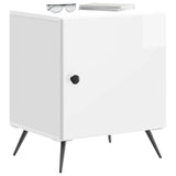 Bedside Cabinet 2 pcs High Gloss White 43 x 34.5 x 50 cm 895494