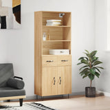 Highboard Sonoma Oak 69.5x34x180 cm Engineered Wood 3200548