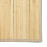 Rug Rectangular Light Natural70x1000 cm Bamboo 376897