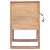 Bedside Cabinet 40x30x50 cm Solid Teak Wood 287894