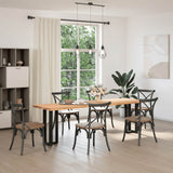Console Table Legs T-Shaped 2 pcs Black 38x25x cm Steel 4013044