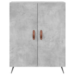 Highboard Concrete Grey 69.5x34x180 cm Engineered Wood 3189225