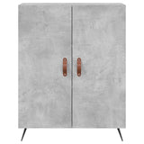 Highboard Concrete Grey 69.5x34x180 cm Engineered Wood 3189225