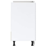 Sink Base Cabinet "Porto" White 80x46x81.5 cm Engineered Wood 853927