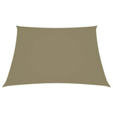 135186 Sunshade Sail Oxford Fabric Trapezium 2/4x3 m Beige